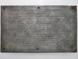 The Beremend bronze plaque (Photo: © Hungarian National Museum)