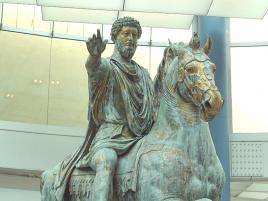 Equestrian statue of Marcus Aurelius, Musei Capitolini, Palazzo dei Conservatori, Rome (Photo: Zsolt Mráv)