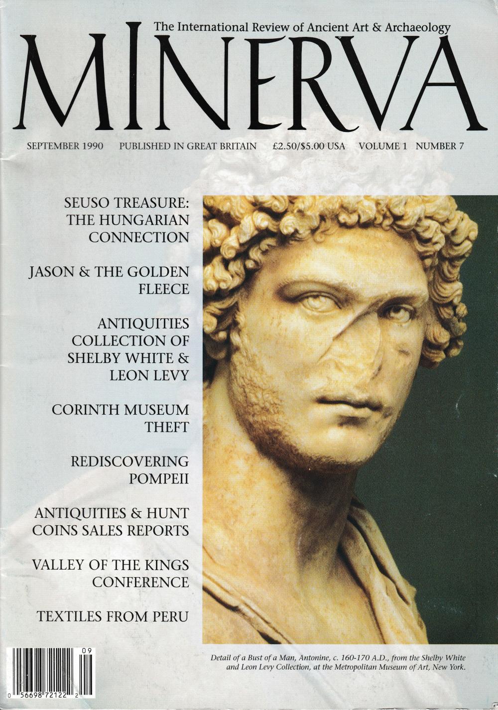 A Minerva című folyóirat 1990 szeptemberi száma