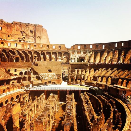 A Colosseum belső tere (Fotó: © Alamy Stock Photo) 