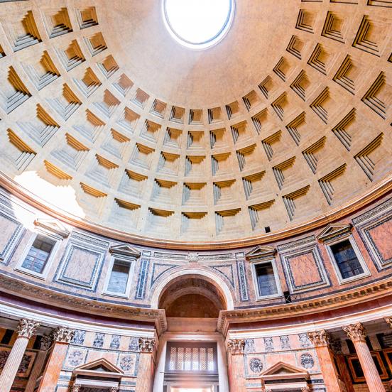 A Pantheon kupolája (Fotó: © Alamy Stock Photo) 